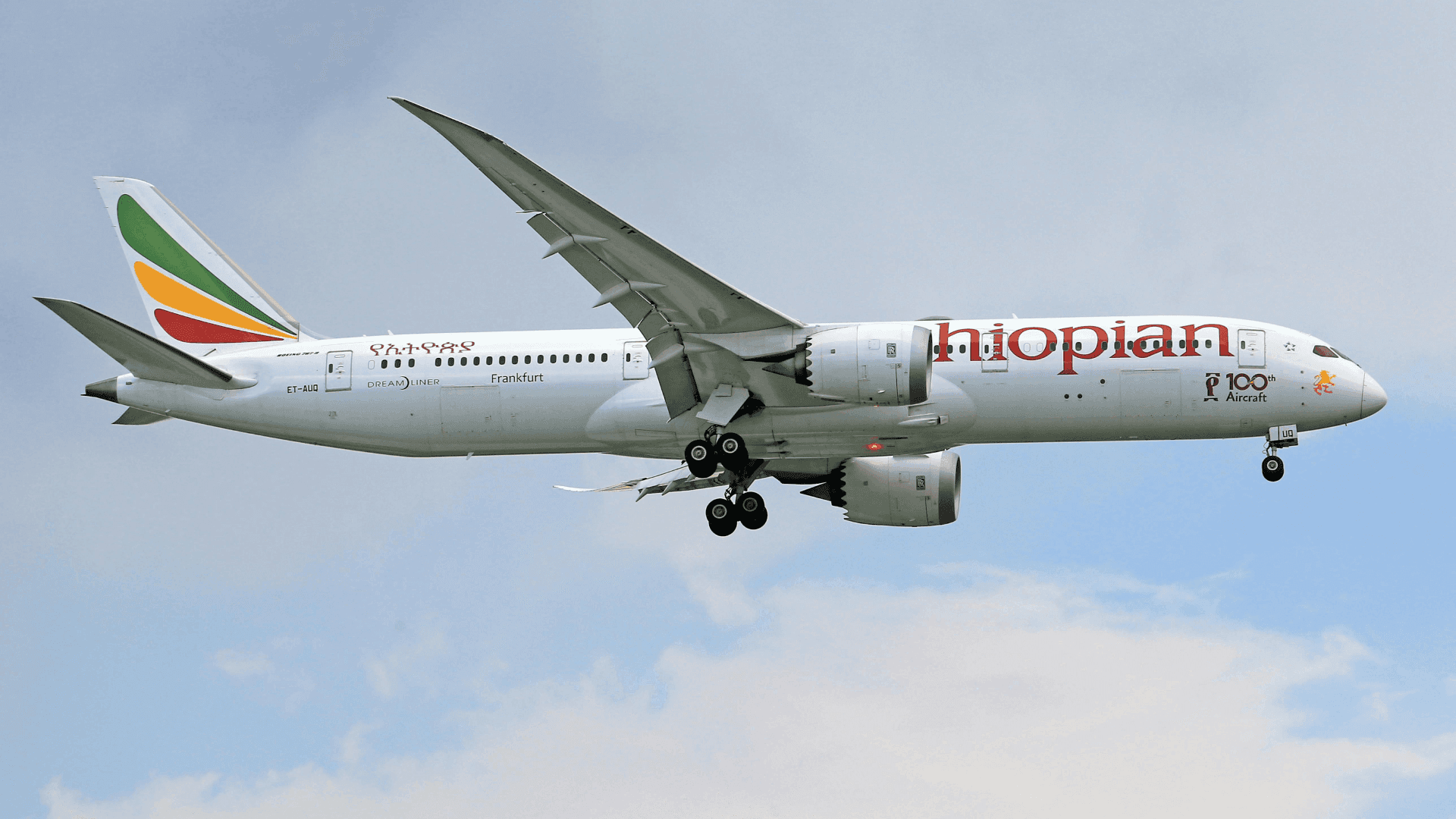 Ethiopian Airline Commercial Plane