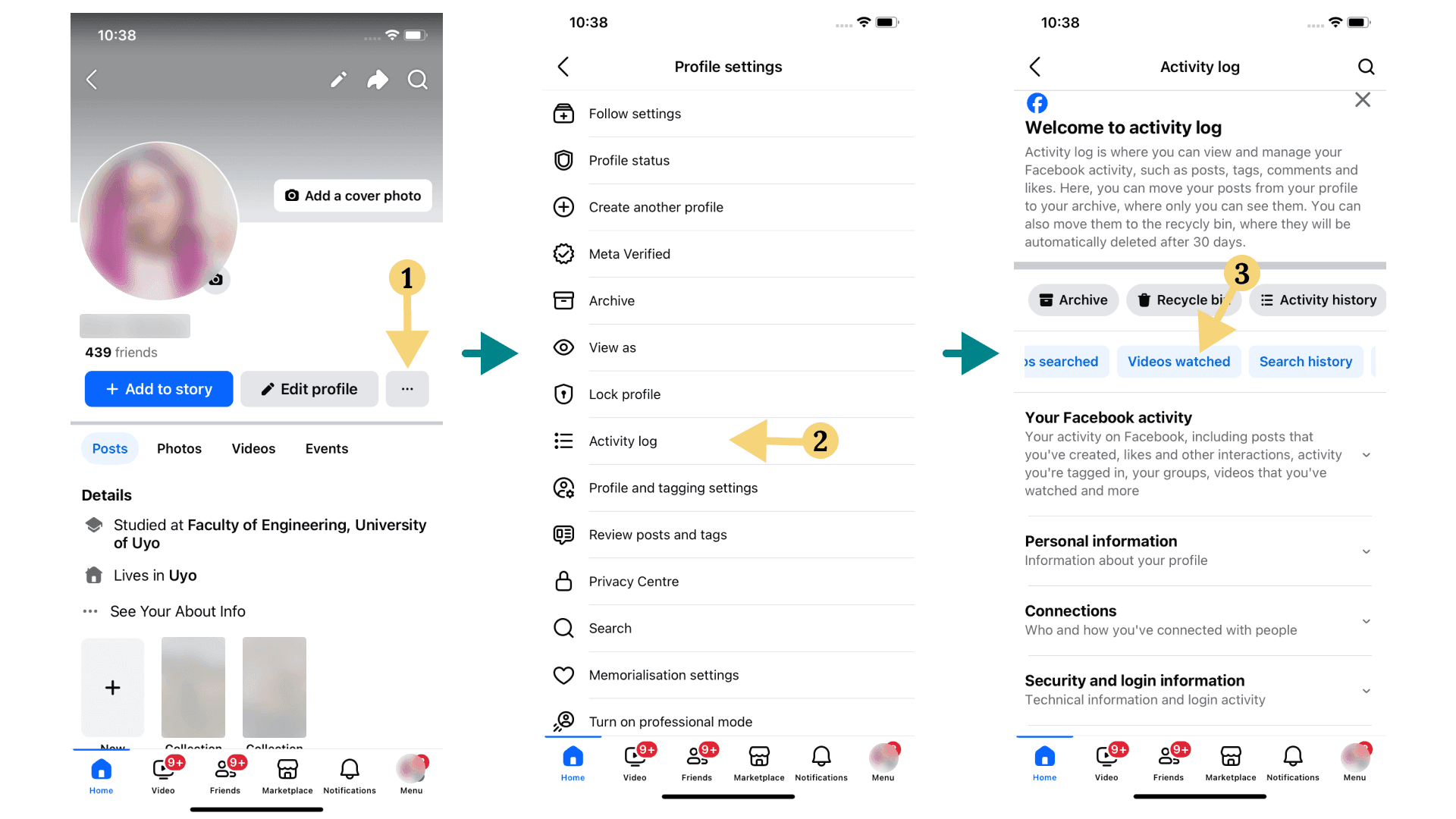 How to See Videos You Have Watched on Facebook - Activity Log Guide