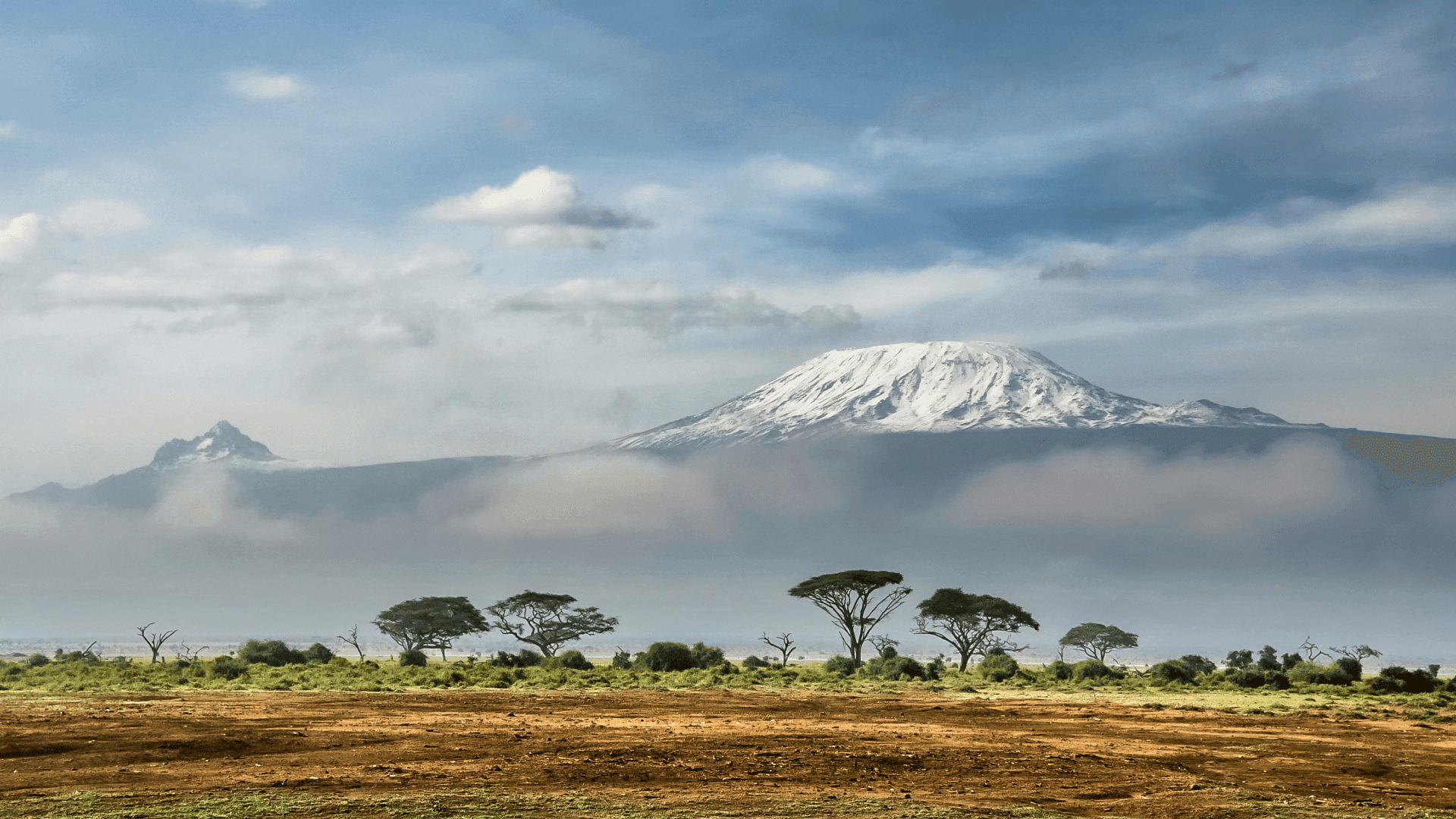 Mount Kilimanjaro from Amboseli National Park, Kenya